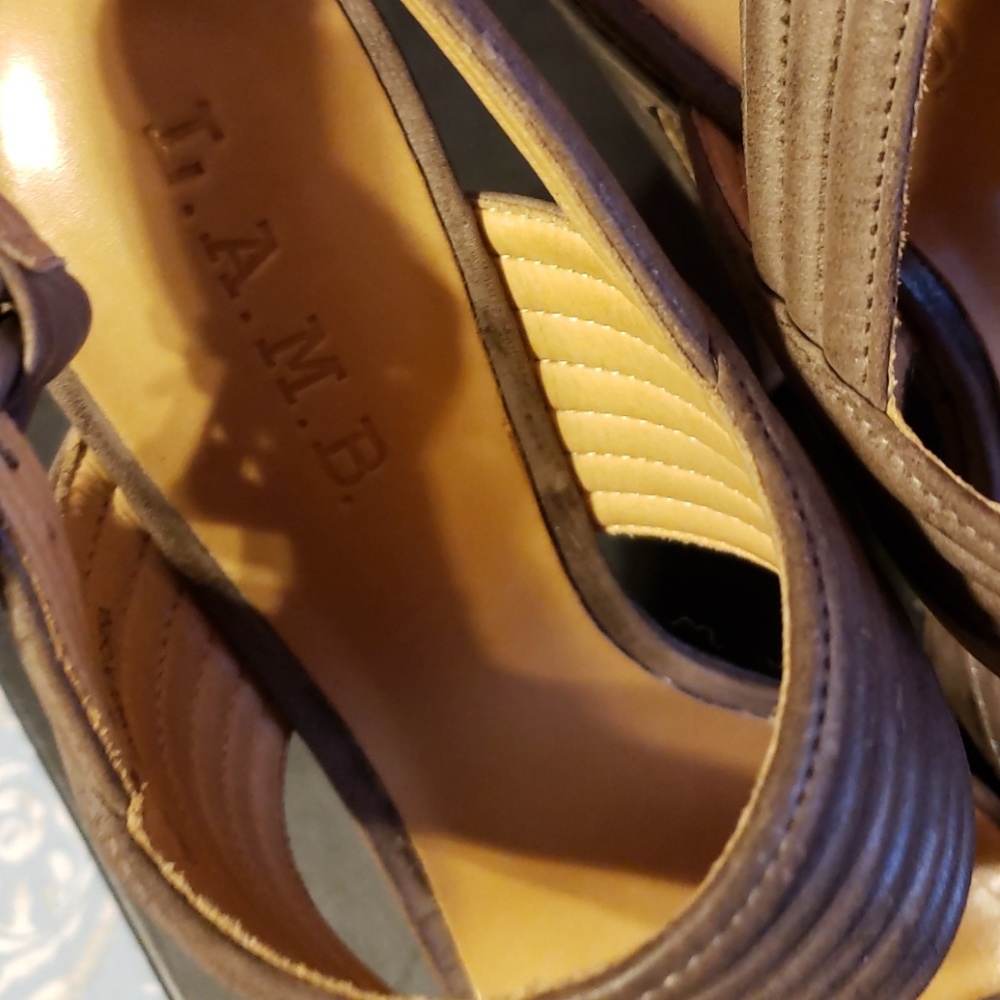 Lamb Platform Sandals - image 3